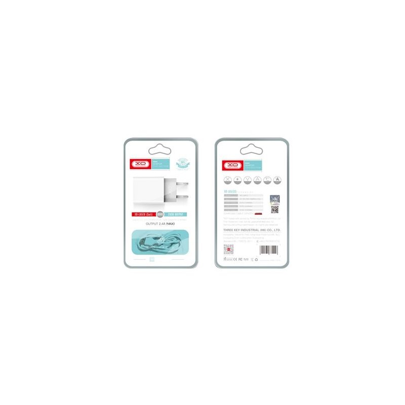 PACK CARGADOR CORRIENTE L65 2.4A +...