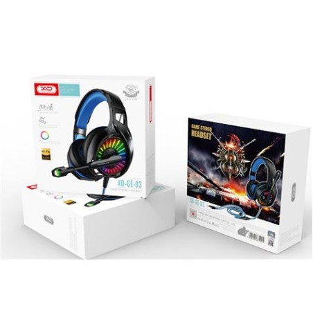 AURICULAR GAMING GM03 ILUMINACIÓN LED XO