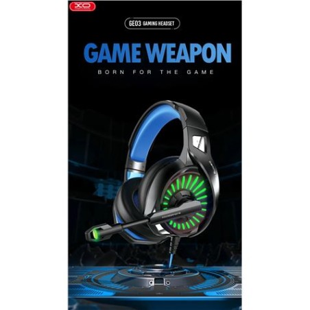 AURICULAR GAMING GM03 ILUMINACIÓN LED XO