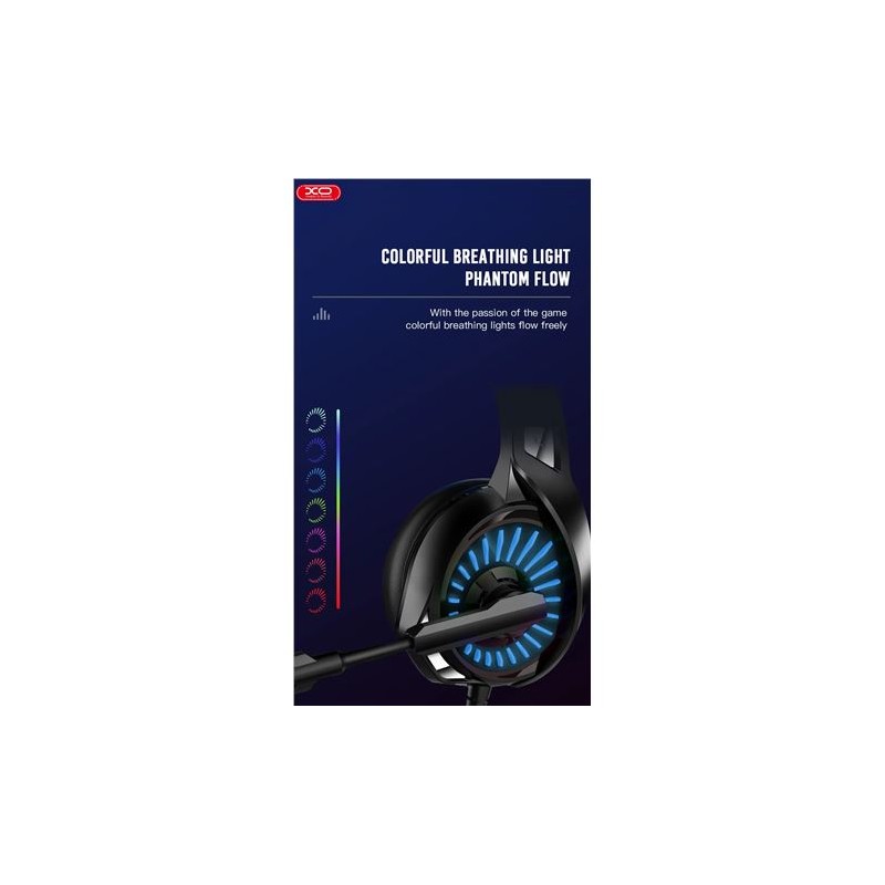 AURICULAR GAMING GM03 ILUMINACIÓN LED XO