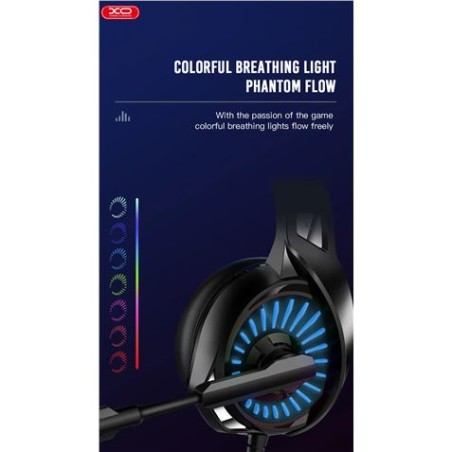 AURICULAR GAMING GM03 ILUMINACIÓN LED XO