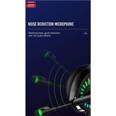 AURICULAR GAMING GM03 ILUMINACIÓN LED XO