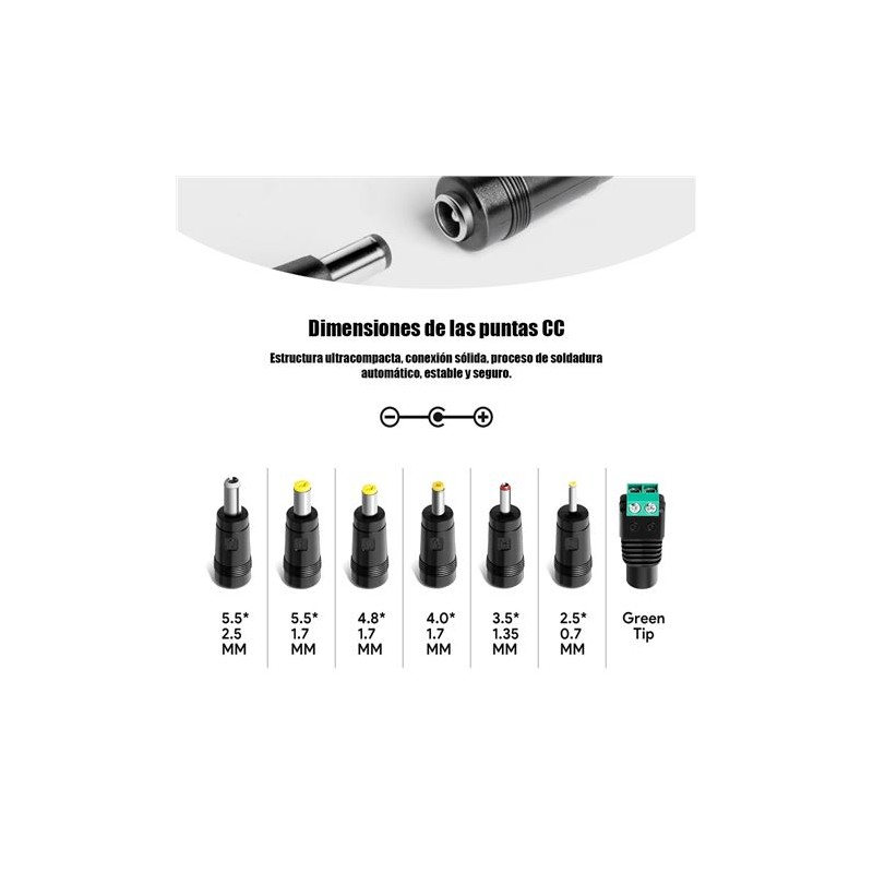CARGADOR UNIVERSAL AUTOMÁTICO 24W | 8...