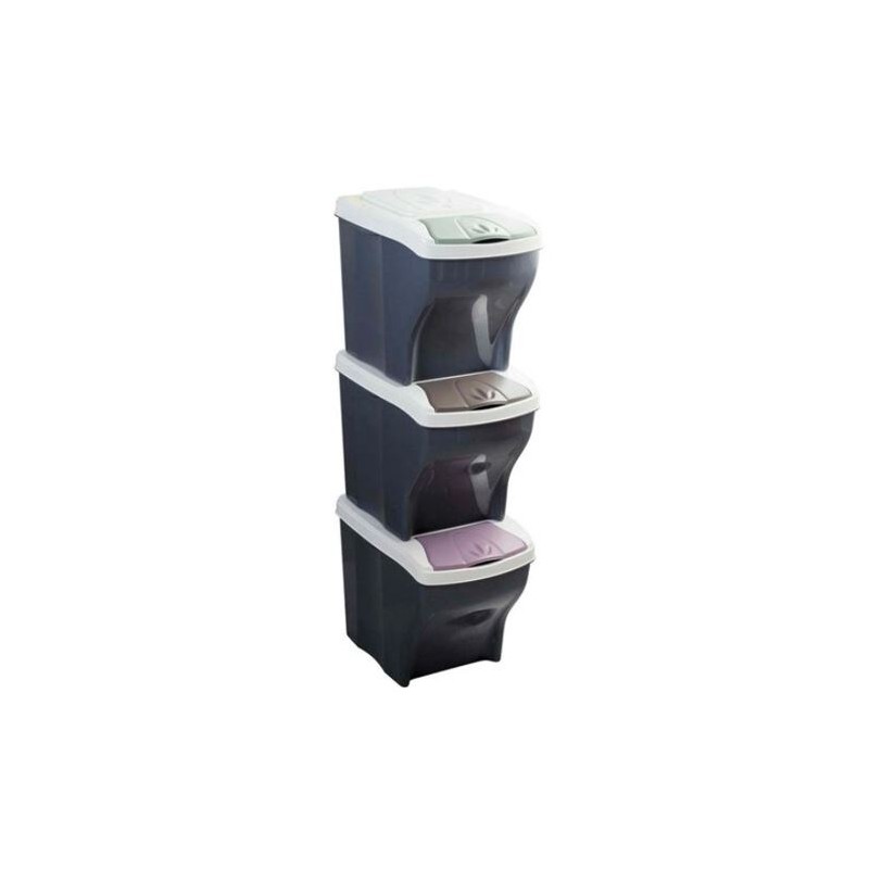 SET DE 3 CUBOS DE BASURA POKER TRIS...