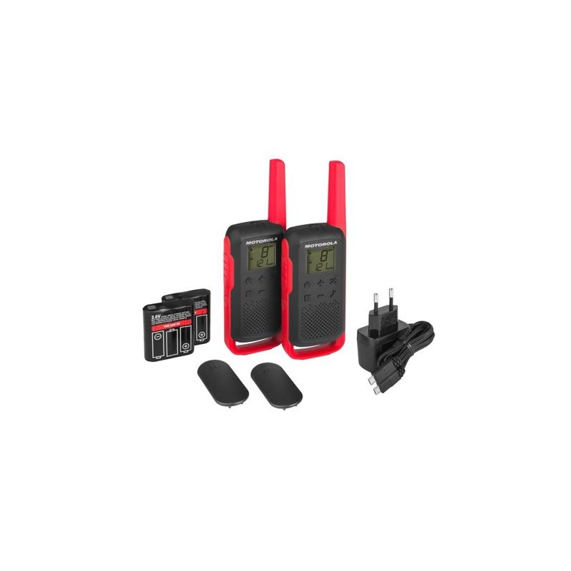 PACK 2 WALKIE-TALKIE MOTOROLA T62 8KM...