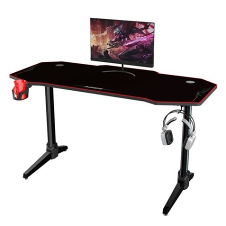 MESA GAMING PRO1100 XL FIBRA CARBONO + LATERAL ALUMINIO | LUZ RGB | MUVIP