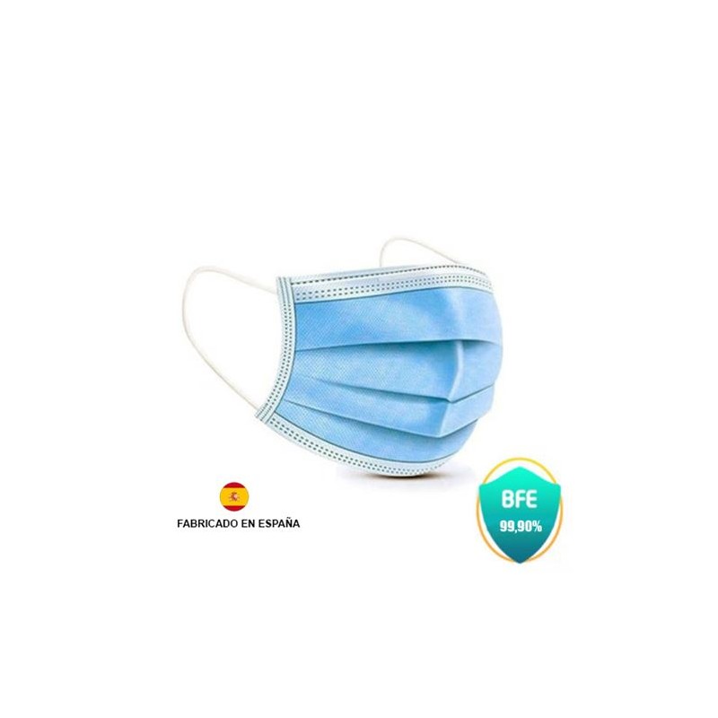 PACK 40 MASCARILLAS AZUL QUIRURGICAS...