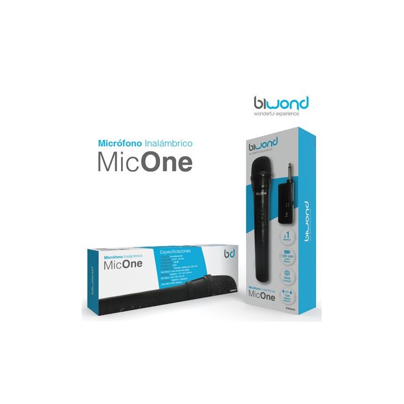 MICROFONO INALAMBRICO MICONE BIWOND