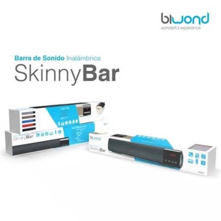 BARRA DE SONIDO 10W SKINNYBAR AZUL BIWOND