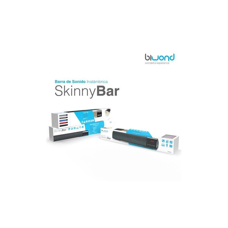 BARRA DE SONIDO 10W SKINNYBAR ORO BIWOND