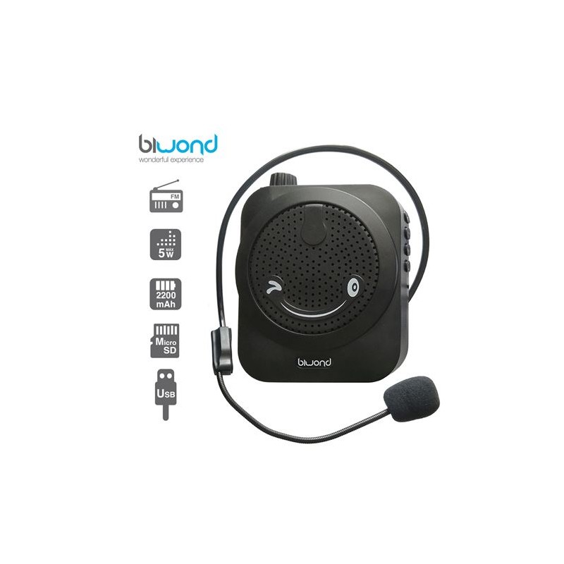 MEGÁFONO PORTÁTIL POCKETVOICE NEGRO...