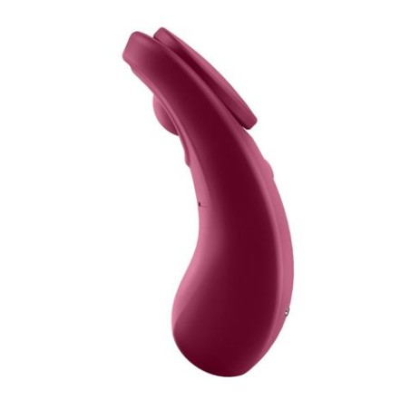 SATISFYER SEXY SECRET ESTIMULADOR DE BRAGUITA CON APP WINE RED
