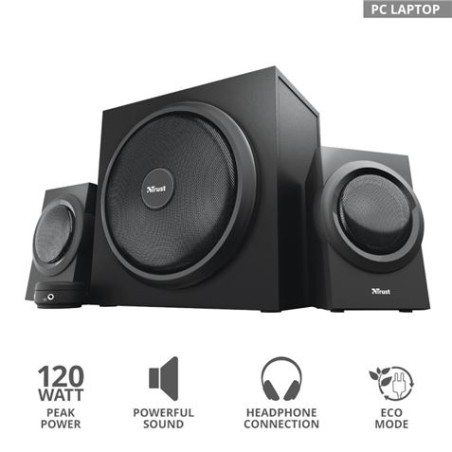 ALTAVOCES TRUST 2.1 YURI 60W RMS | CONTROL VOLUMEN | TRUST