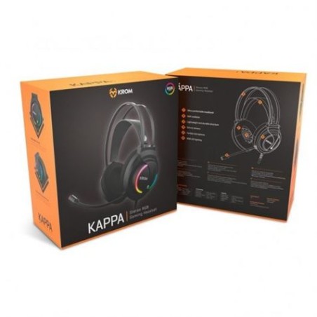 AURICULARES GAMING USB KROM KAPPA RGB