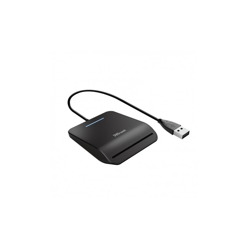 LECTOR DNI TRUST USB 2.0 NEGRO