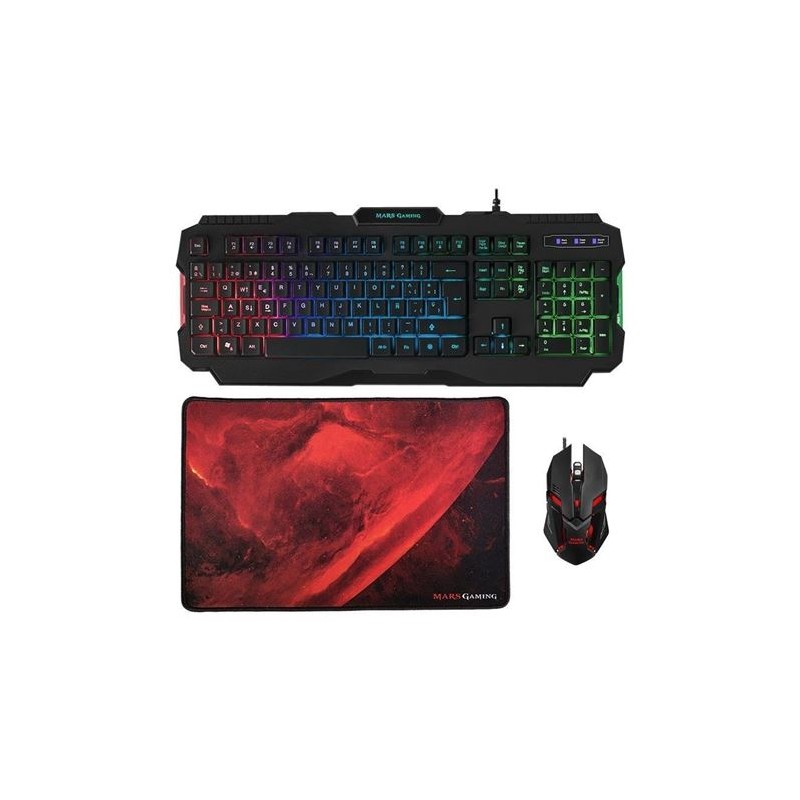PACK GAMING MCP118 TECLADO+RATON...