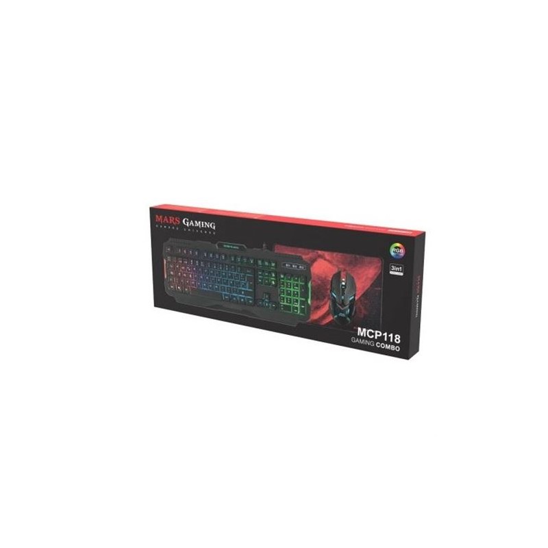 PACK GAMING MCP118 TECLADO+RATON...