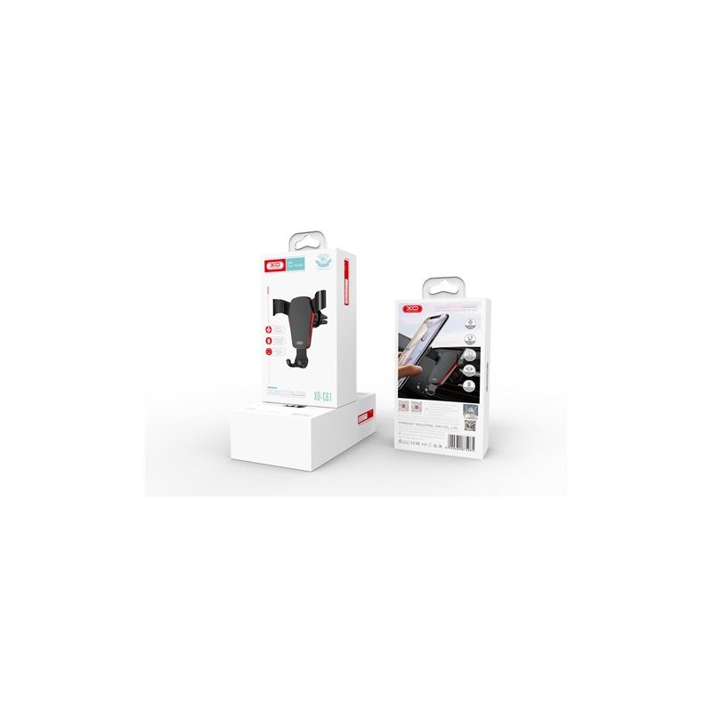 SOPORTE COCHE GRAVITY C61 PLATA XO