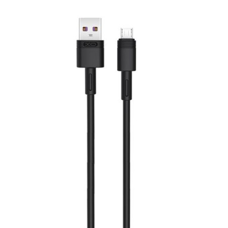 CABLE NBQ166 CARGA RAPIDA USB - MICRO USB | 5A | 1 METRO | NEGRO XO