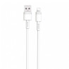 CABLE NBQ166 CARGA RAPIDA USB - LIGHTNING | 5A | 1 METRO | BLANCO XO