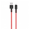 CABLE NBQ166 CARGA RAPIDA USB - LIGHTNING | 5A | 1 METRO | ROJO XO