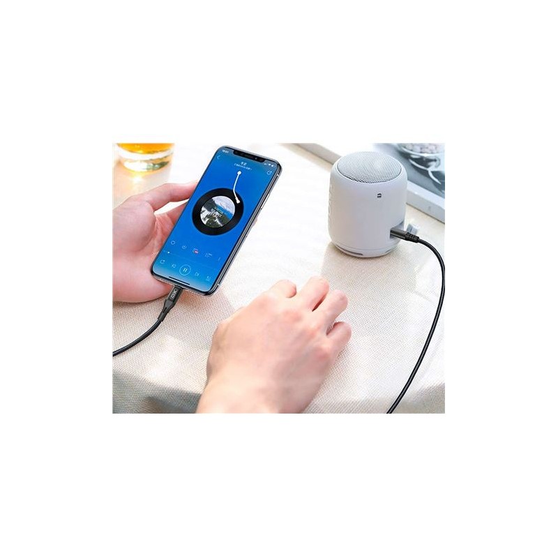 CABLE LIGHTNING - MINI JACK 3.5"...