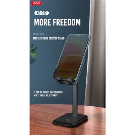 SOPORTE MESA C57 SMARTPHONE HASTA 6.9" NEGRO XO