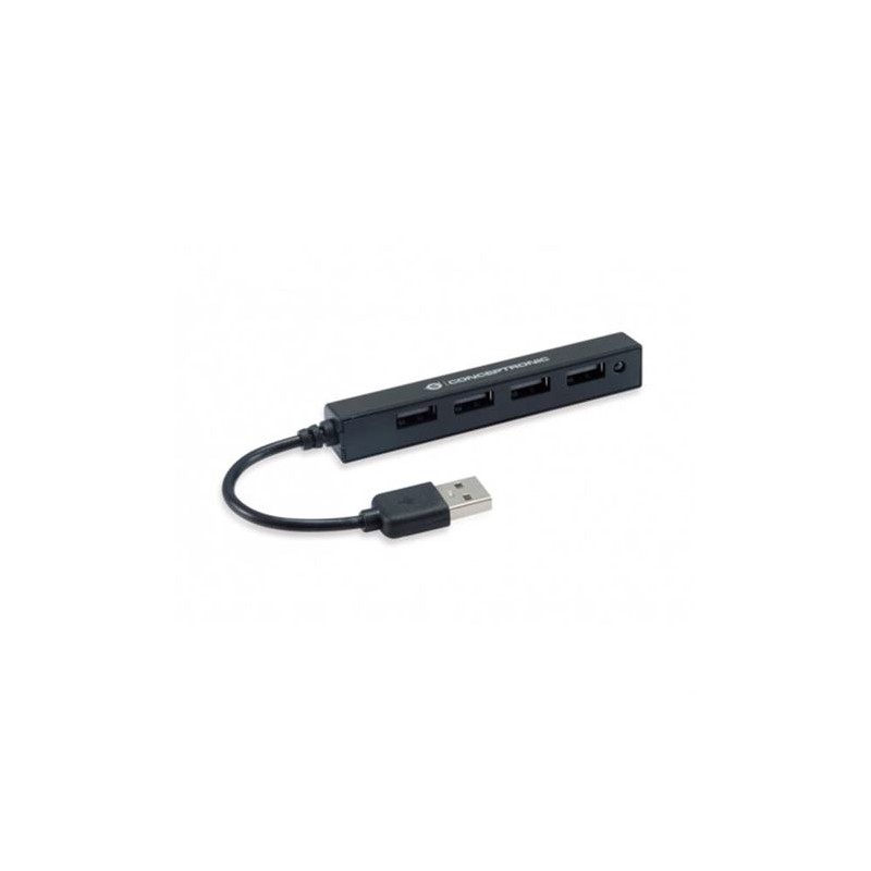 HUB USB 2.0 CONCEPTRONIC 4 PUERTOS...