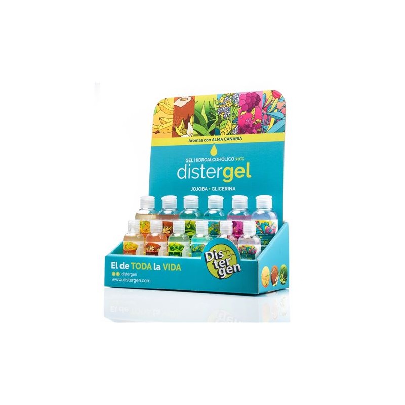 PACK EXPOSITOR + 24 GELES 50ML...