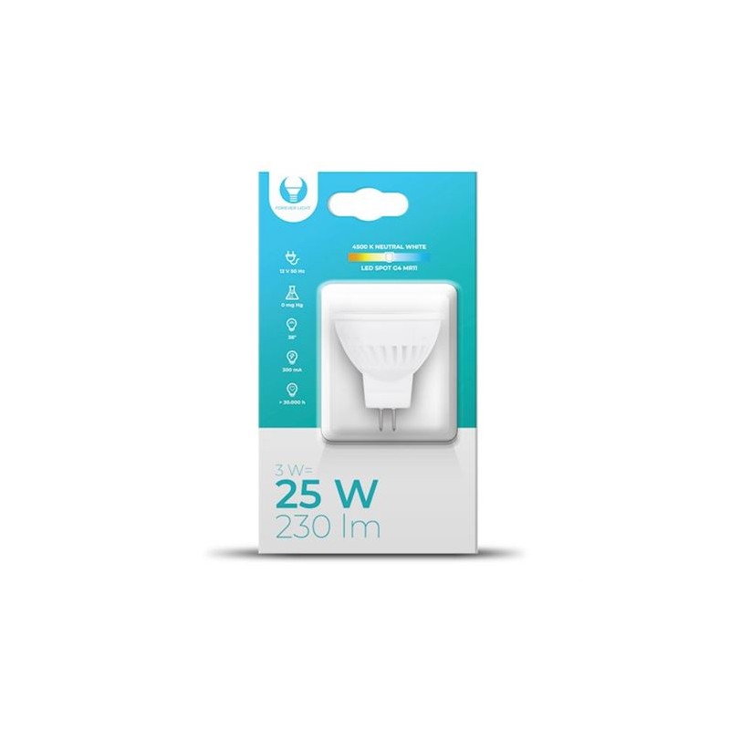 BOMBILLA LED G4 MR11 | 3W | 220LM |...