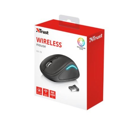 RATON INALAMBRICO YVI FX 1600DPI NEGRO TRUST