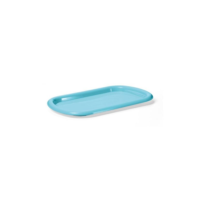 BANDEJA RECTANGULAR AZUL 48X34CM BLIM