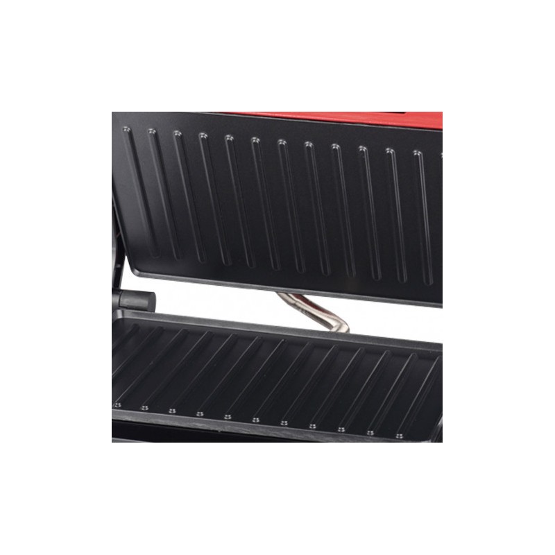 SANDWICHERA INOX GRILL 750W ROJA MUVIP
