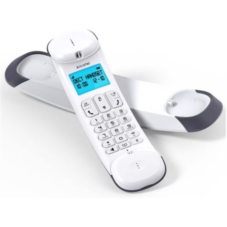 TELEFONO INALAMBRICO DECT GRIS/BLANCO SMILE ALCATEL