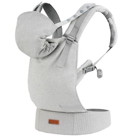 MOCHILA DE PORTEO BEBE +3 MESES HASTA 20KG GRAY COLLET MOMI