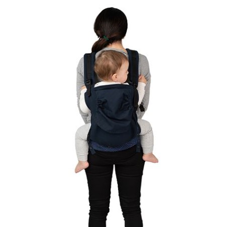 MOCHILA DE PORTEO BEBE +3 MESES HASTA 20KG NAVI BLUE COLLET MOMI