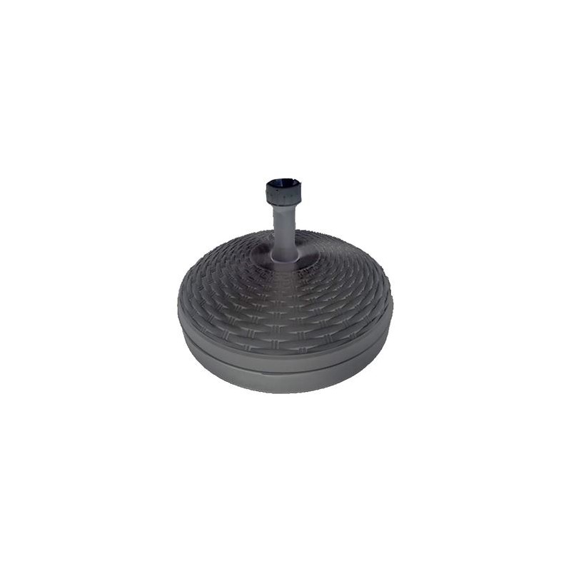 BASE PARA SOMBRILLA 20 LITROS NEGRO 46CM