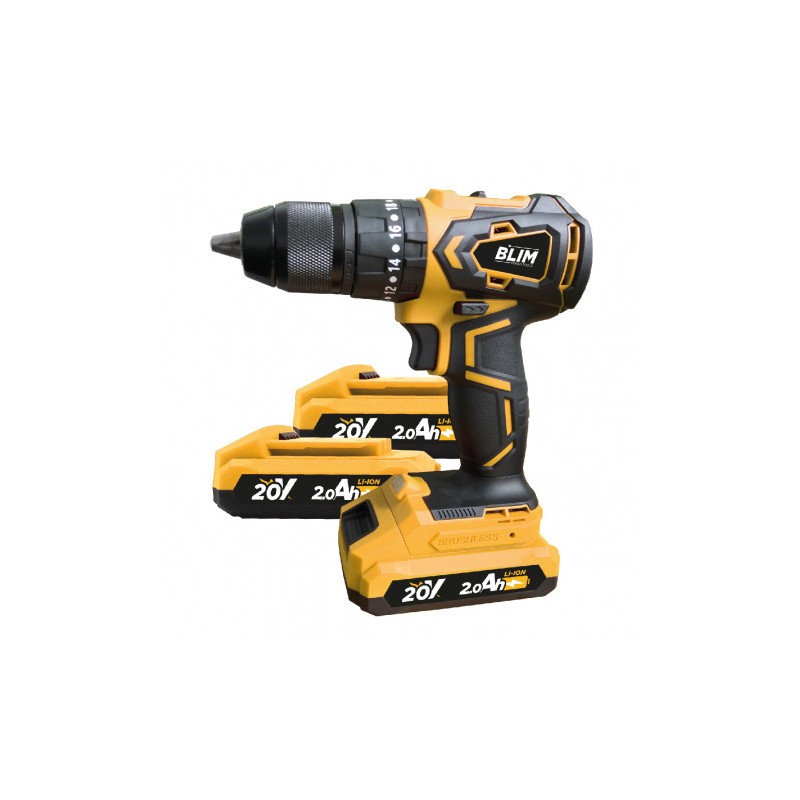TALADRO PERCUTOR S/CARBONES 20V | 3...