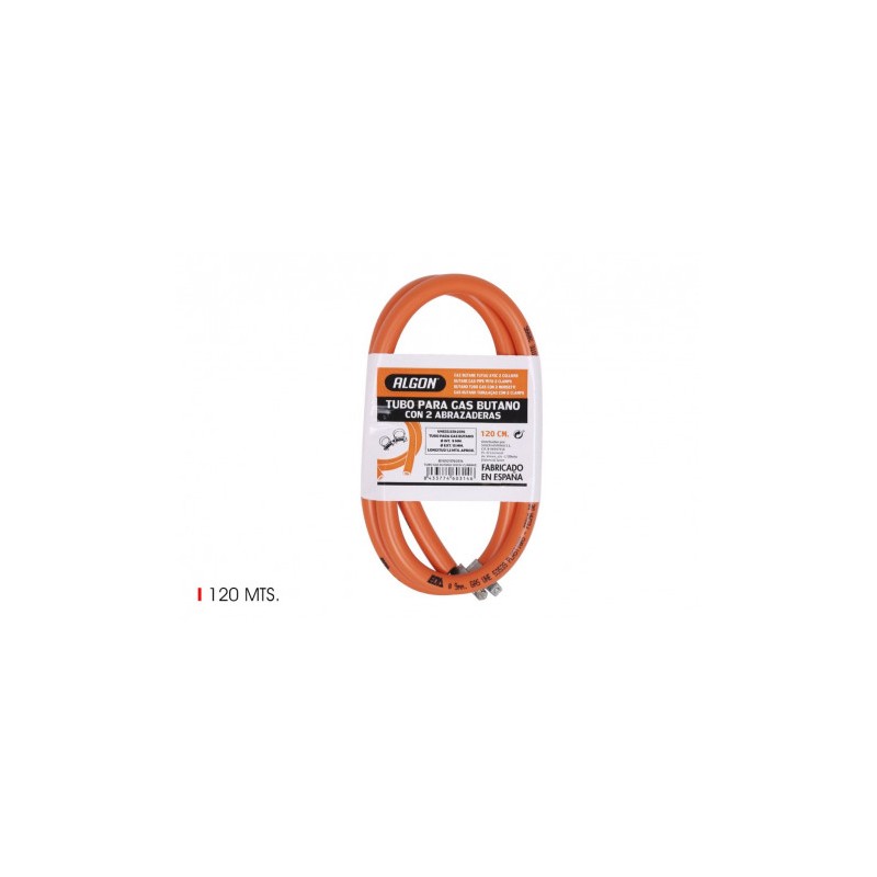 MANGUERA GAS BUTANO 120CM CON...