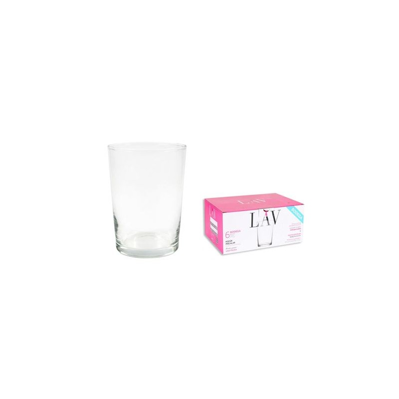 SET 6 VASOS SIDRA 520CC BODEGA