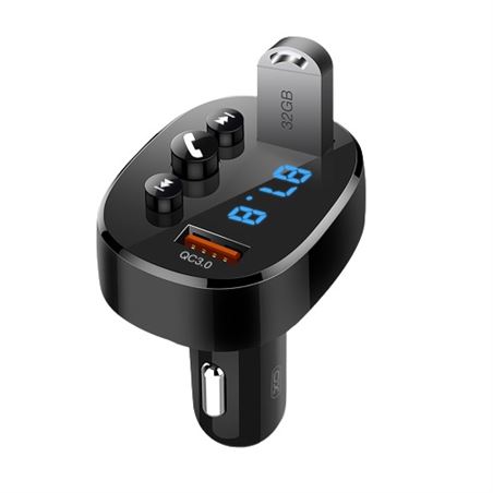 TRANSMISOR FM BCC03 BLUETOOTH QUICK CHARGE 3.0 XO - XOBCC03