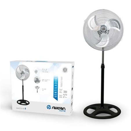 VENTILADOR DE PIE INDUSTRIAL 18" 45CM 75W