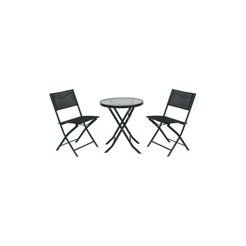 CONJUNTO DE TERRAZA PLEGABLE 2 SILLAS...
