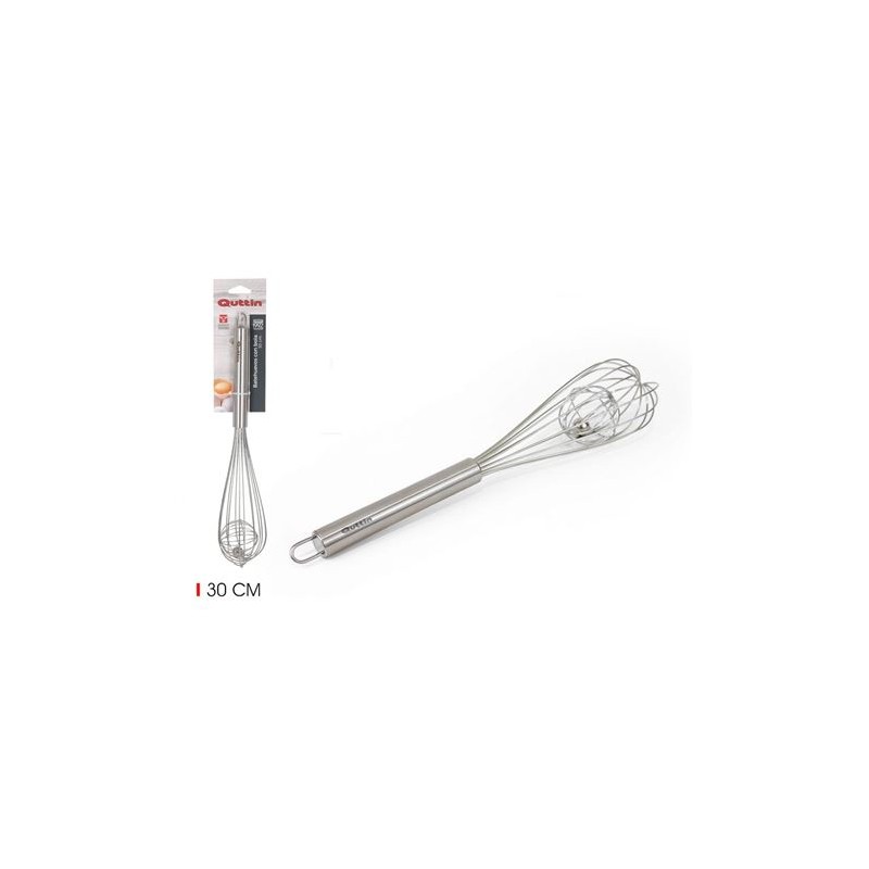 VARILLA CON BOLA 30CM INOX QUTTIN