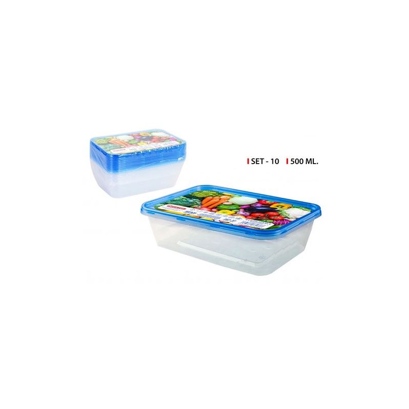 SET 10 TUPPER SEMIDESECHABLES...