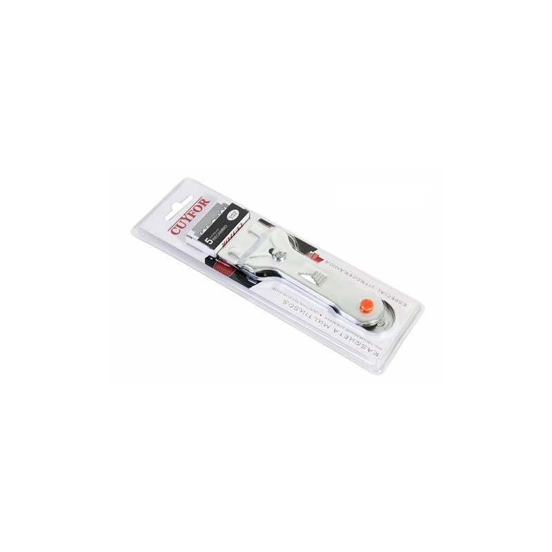 RASCADOR PARA VITRO CON CUCHILLA