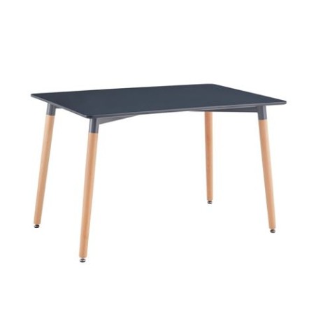 MESA MADERA GRIS PLOMO / MADERA 74X120X80CM THINIA HOME