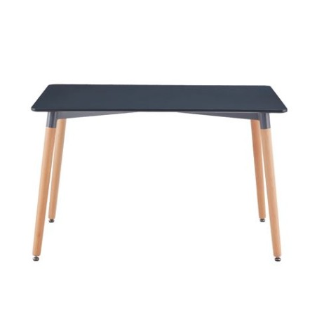 MESA MADERA GRIS PLOMO / MADERA 74X120X80CM THINIA HOME
