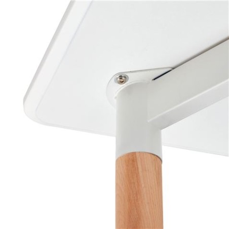 MESA MADERA BLANCA / MADERA 74X120X80CM THINIA HOME