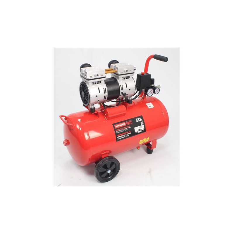 COMPRESOR 50L 2 HP SILENCIOSO MADER